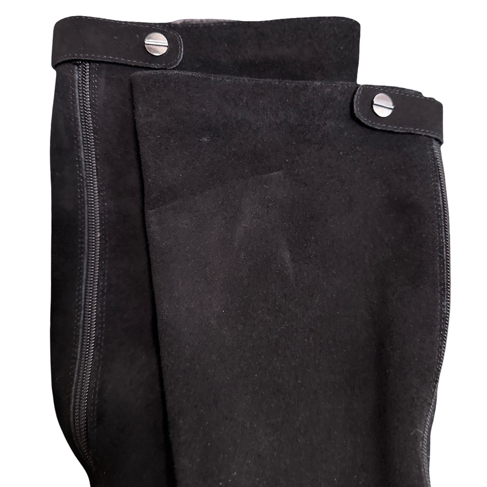 Alfani Faux Black Suede Over-the-Knee Boots Size 7 NWOT - Picture 6 of 9
